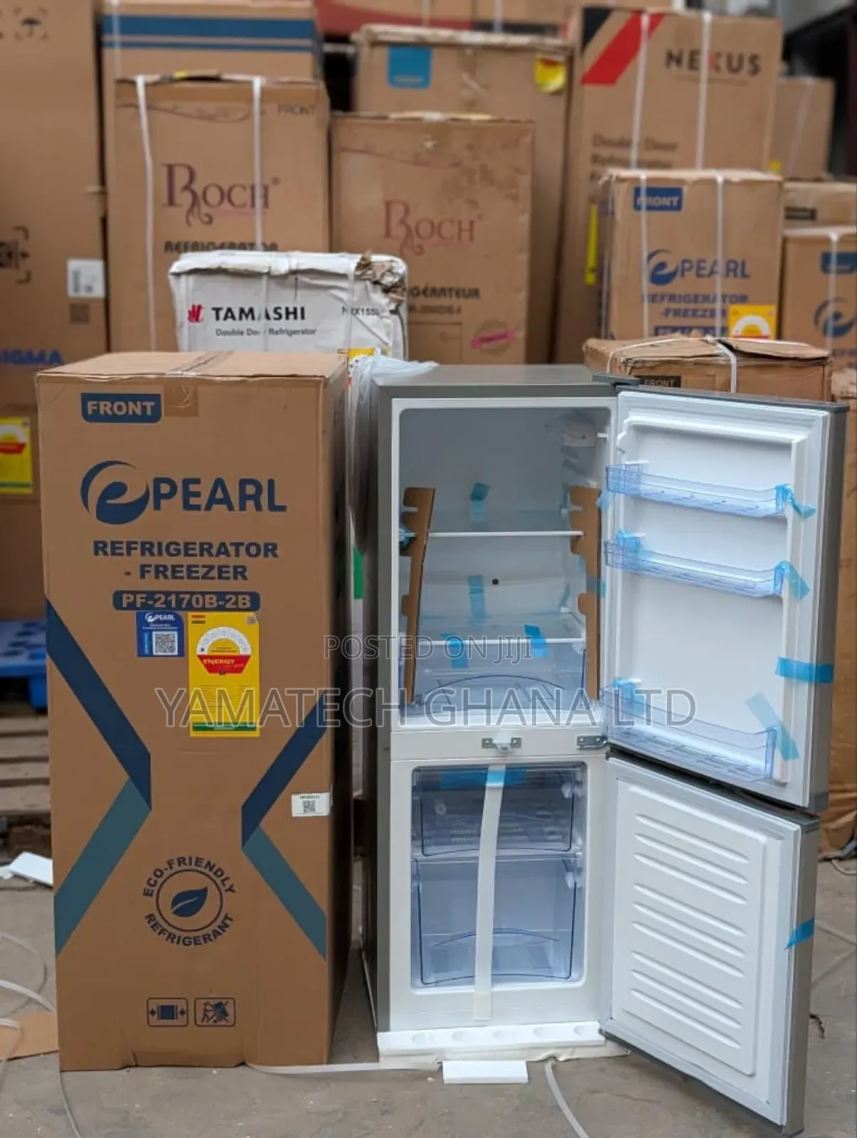 Brand New Pearl 125 Litre Refrigerator With Bottom Freezer