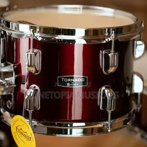 Mapex Tornado 5-piece Complete Drum Set In Black Finish.