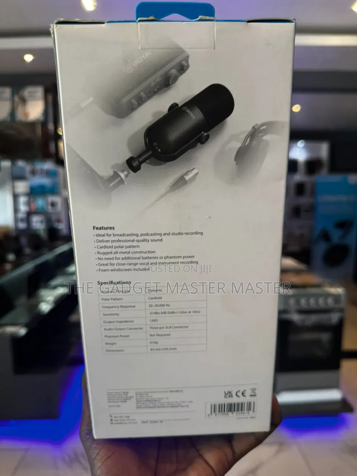 Boya by-Dm500 Dynamic XLR Podcast Microphone