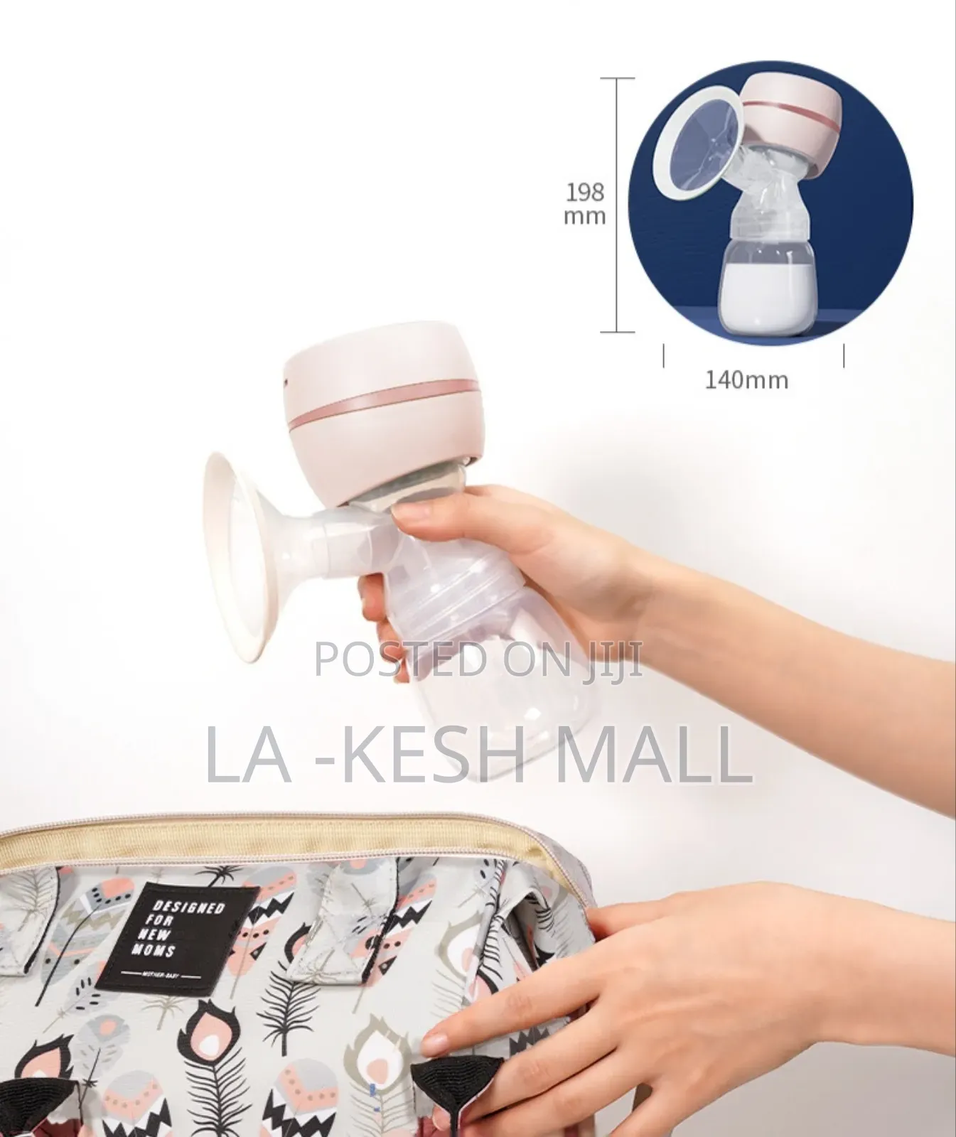 Electric Breast Milk Pump . Portable and Cordless