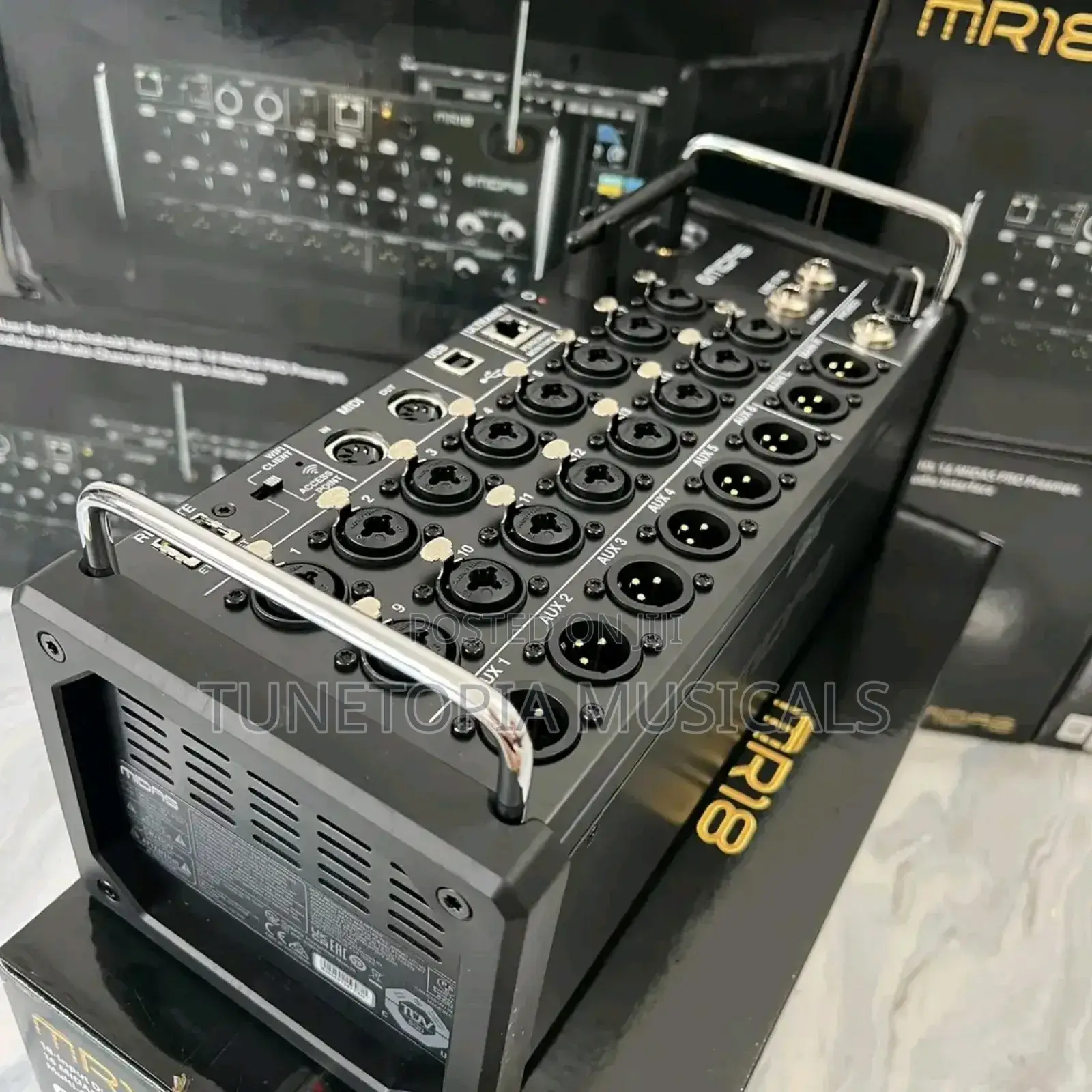 Midas Mr18 18-input Digital Mixer.