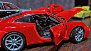 Realistic Alloy/Metalic Porsche Cerraras 911 Sport Car