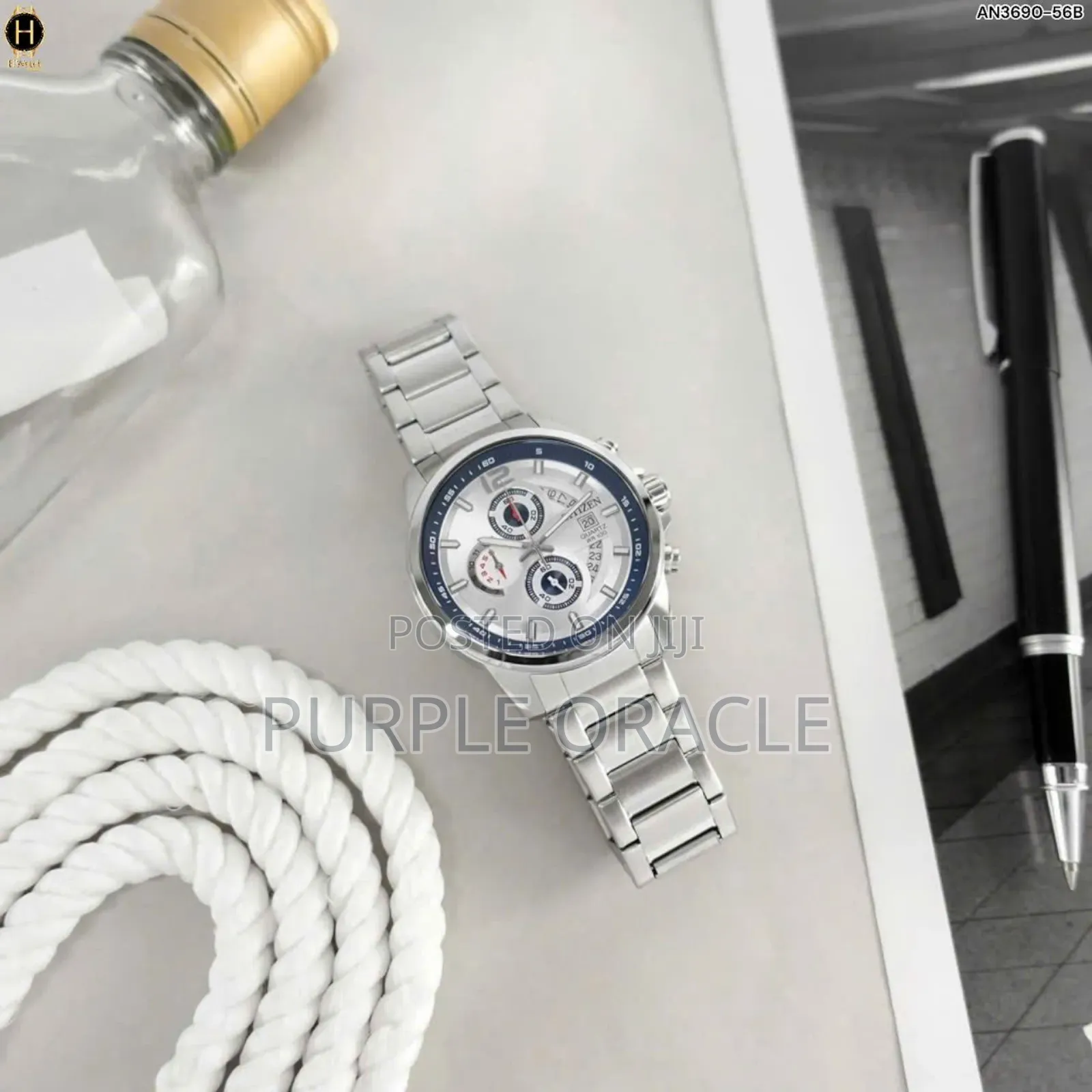 Citizen Quartz Chronograph An3690-56b Men's Wristwatch