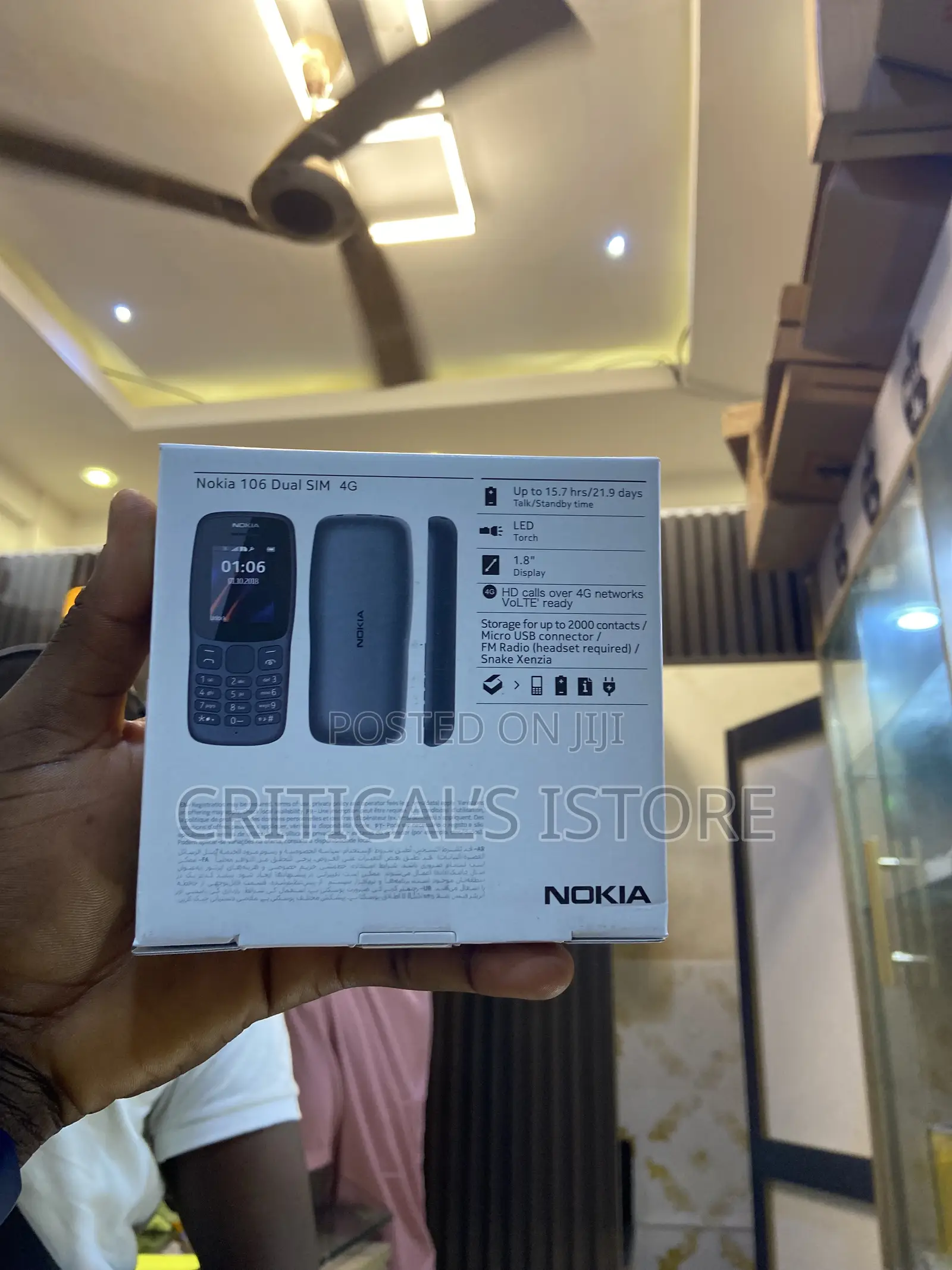 New Nokia 106 Black