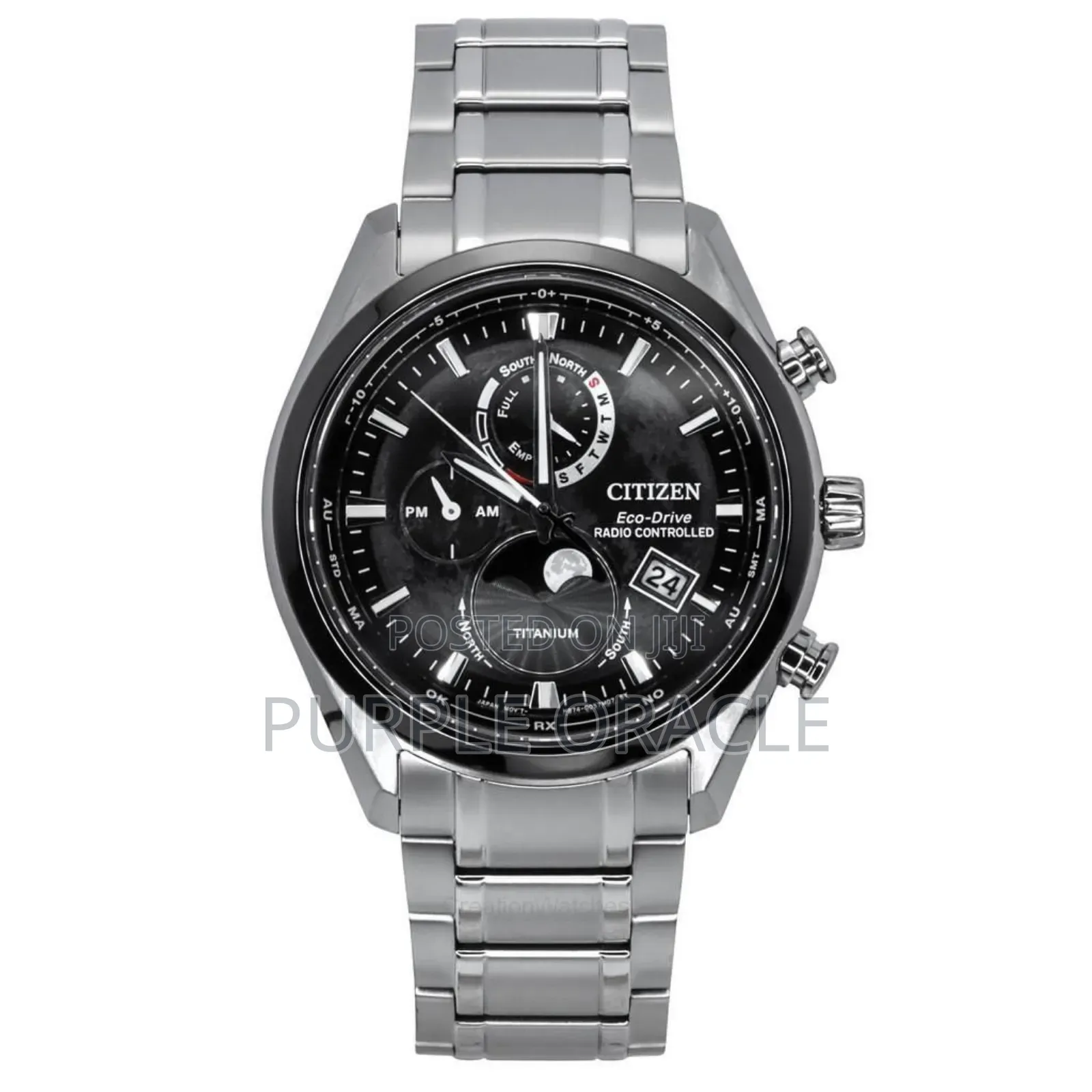 Citizen Eco-drive Radio Controlled Moon Phase By1030-50e 100m Watch