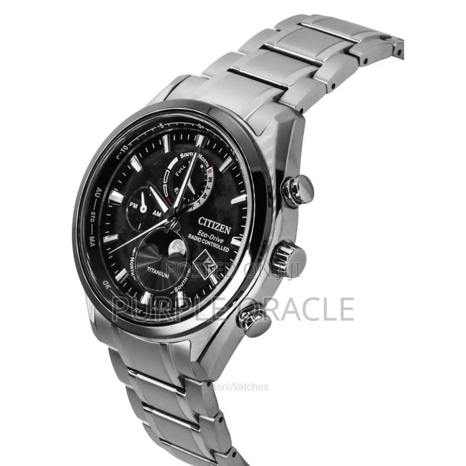 Citizen Eco-drive Radio Controlled Moon Phase By1030-50e 100m Watch