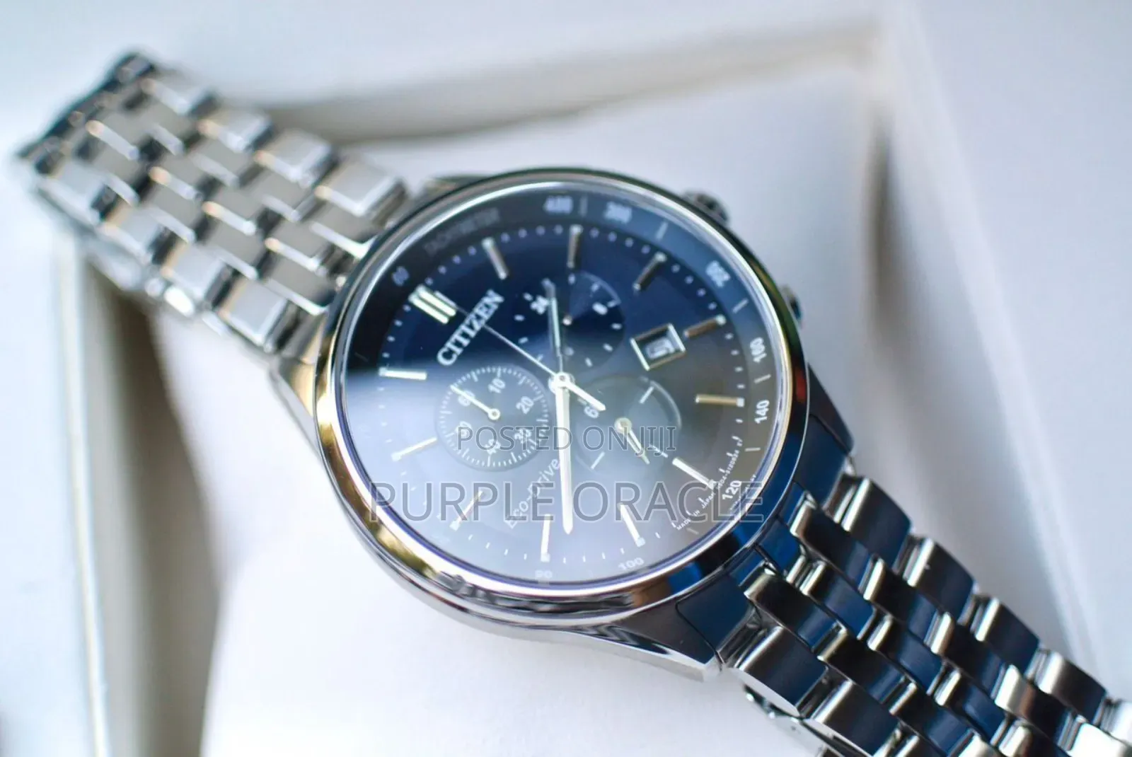 Citizen Eco-drive At2140-55l Chronograph Watch