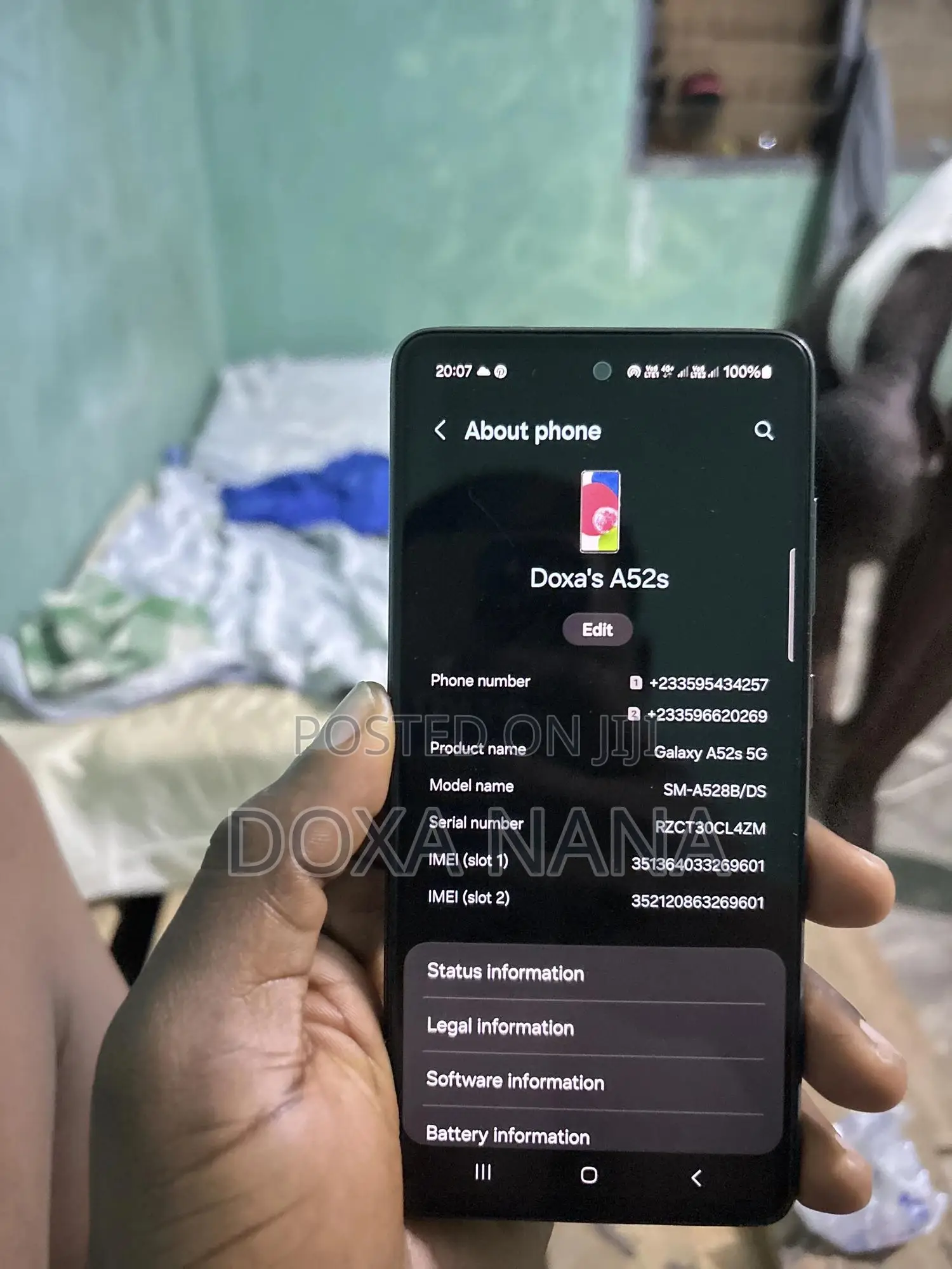 Samsung Galaxy A52s 5G 128 GB Black