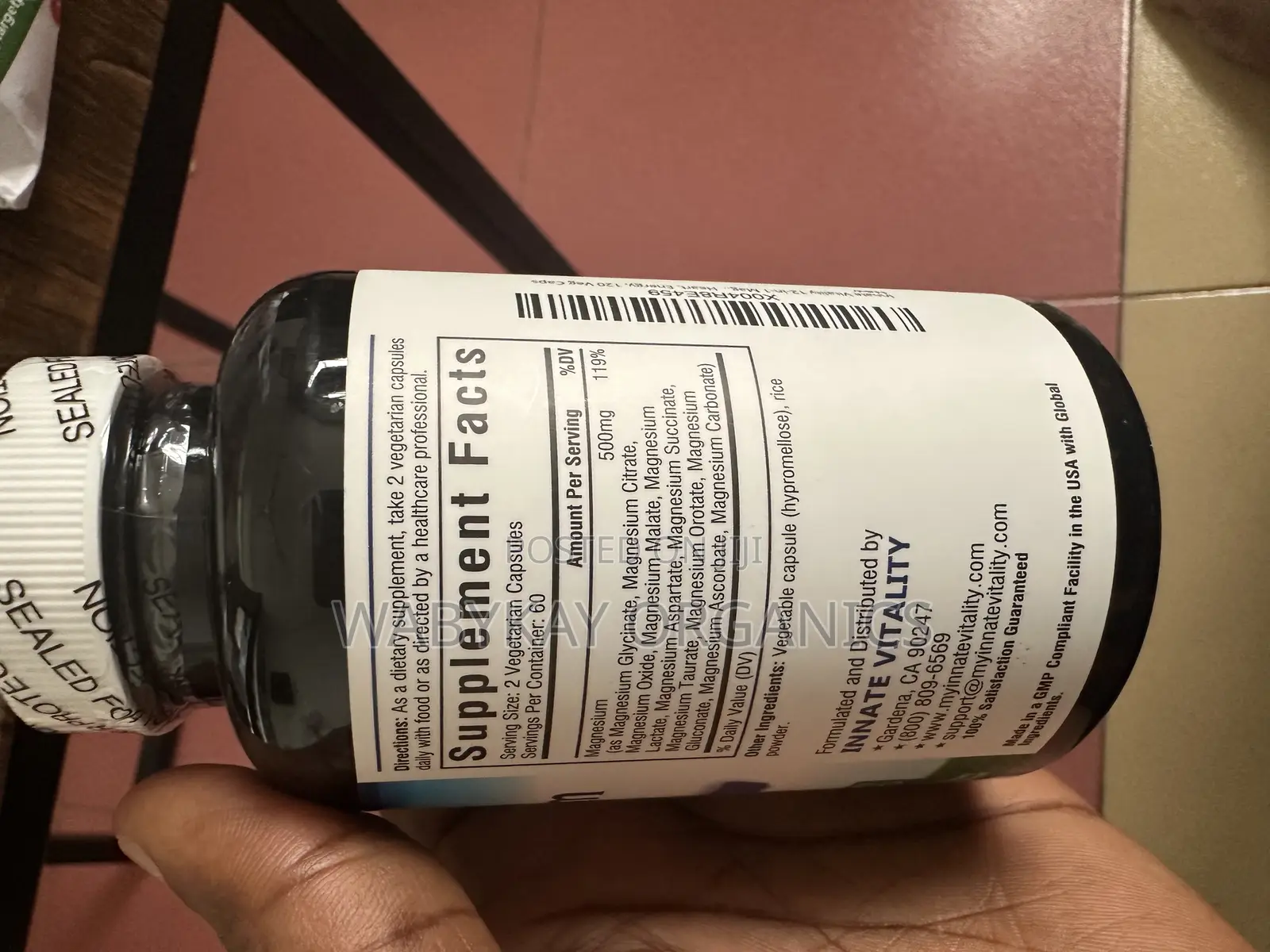 12 in 1 Magnesium Complex 500mg , 120 Capsules,