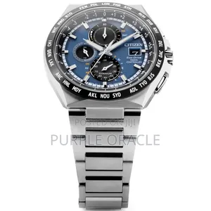 Citizen At8238-84l Eco-drive Radio Controlled Chronograph Watch.