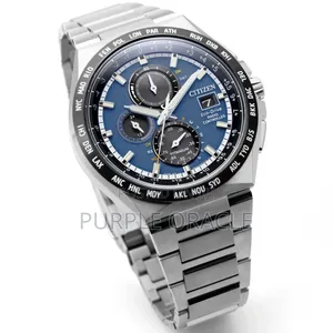 Citizen At8238-84l Eco-drive Radio Controlled Chronograph Watch.