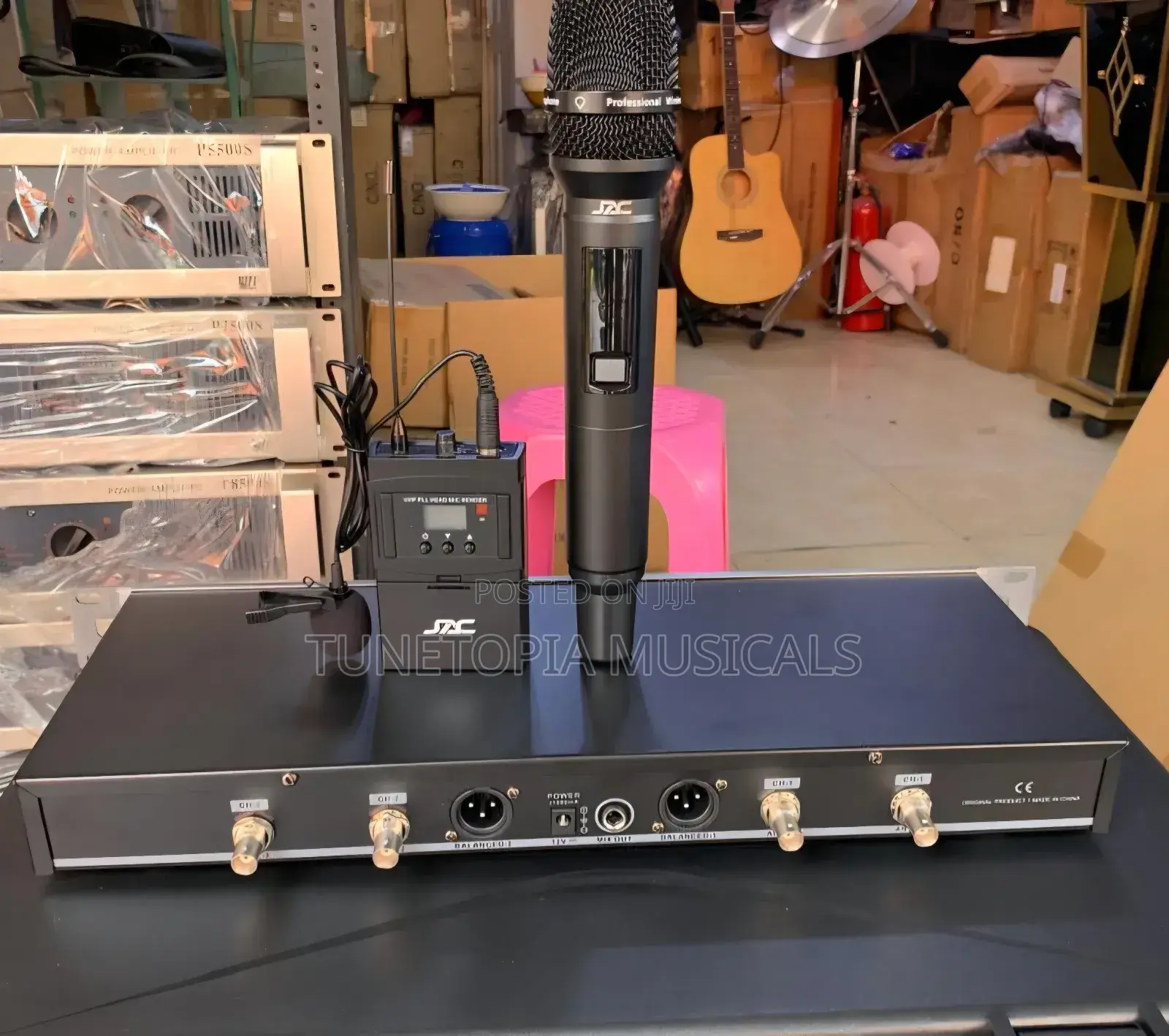 Jac Mx-500 Digital Uhf 3in1 Wireless Microphone System.