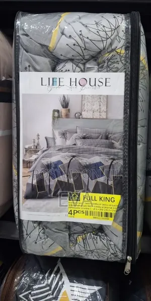 4 Pieces King Size Duvet Set