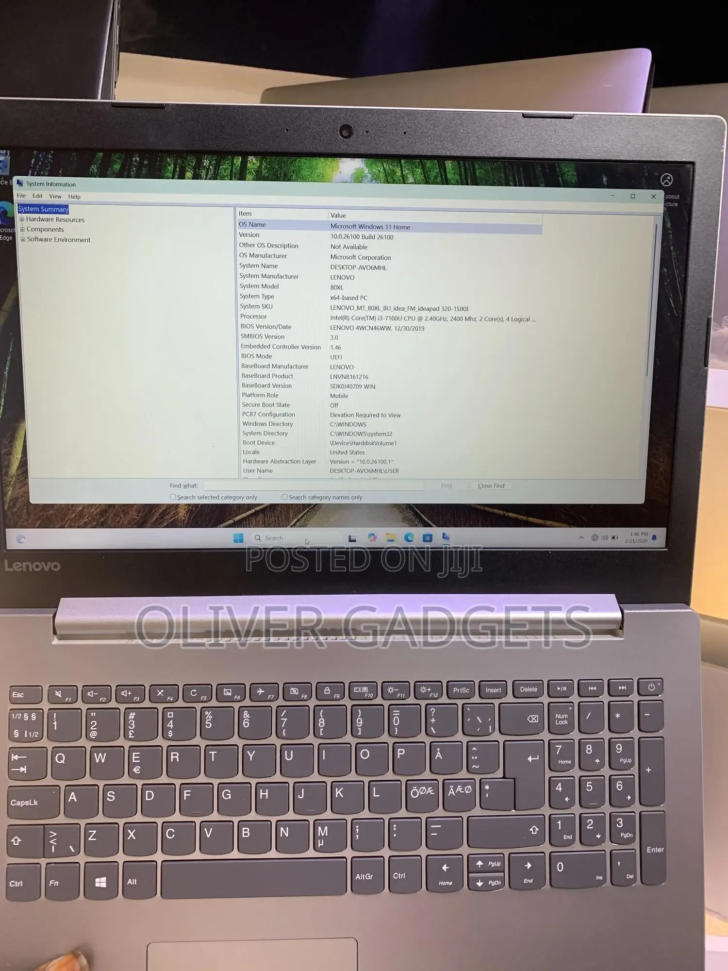 Laptop Lenovo IdeaPad 320 8GB Intel Core i3 SSD 256GB