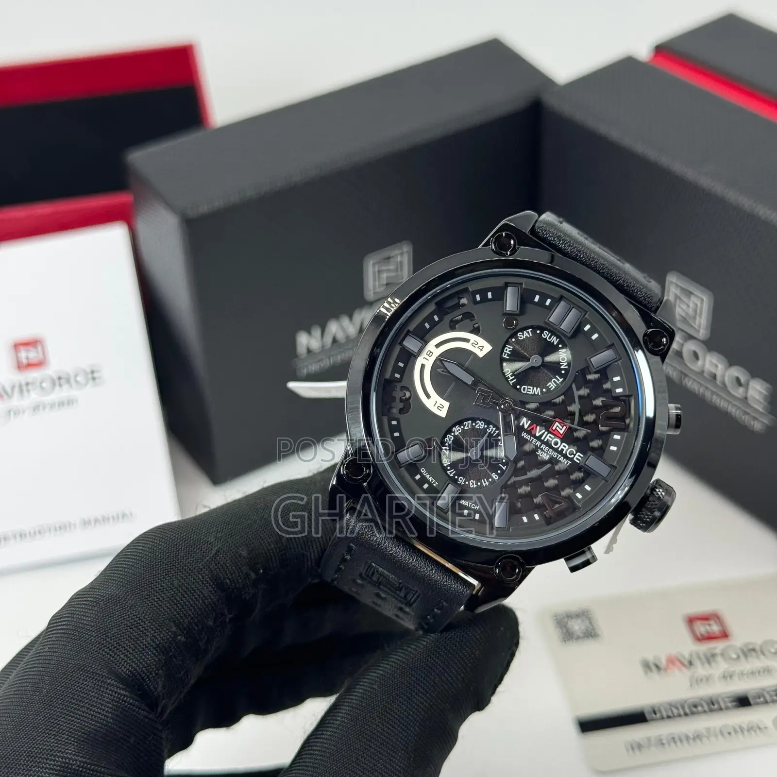 Naviforce Analog Chronograph Waterproof Men’S Watch