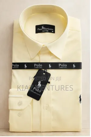 Long Sleeve Polo Official Shirt-- Different Colours And Sizes