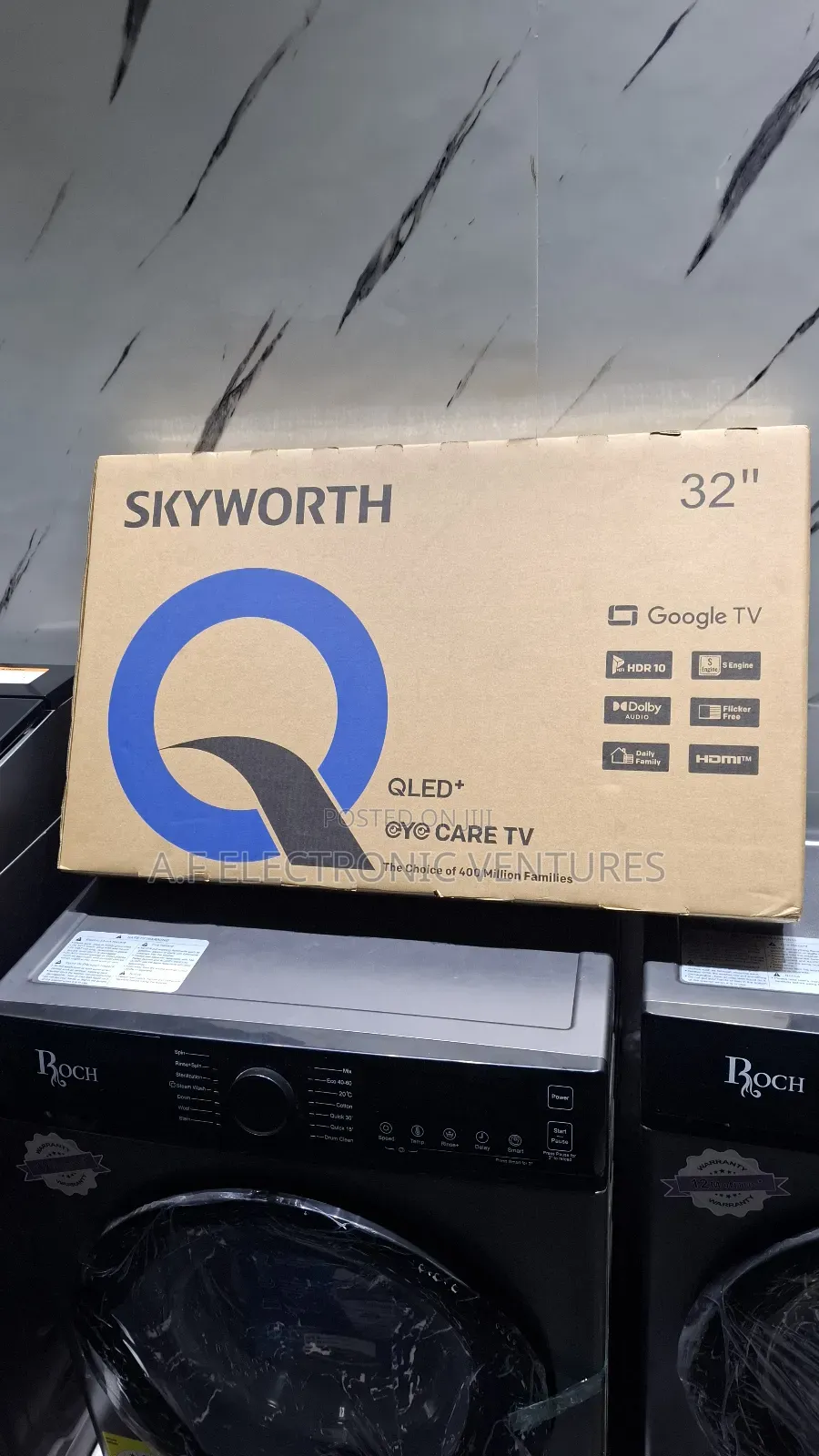 Skyworth 32-Inch Qled Smart Tv