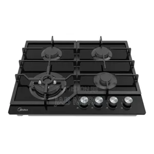 Glass Top 60cm Midea Gas Hob 4 Burner Original Quality With Warranty