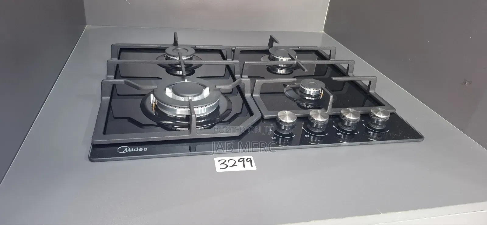 Glass Top 60cm Midea Gas Hob 4 Burner Original Quality With Warranty