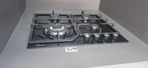 Glass Top 60cm Midea Gas Hob 4 Burner Original Quality With Warranty