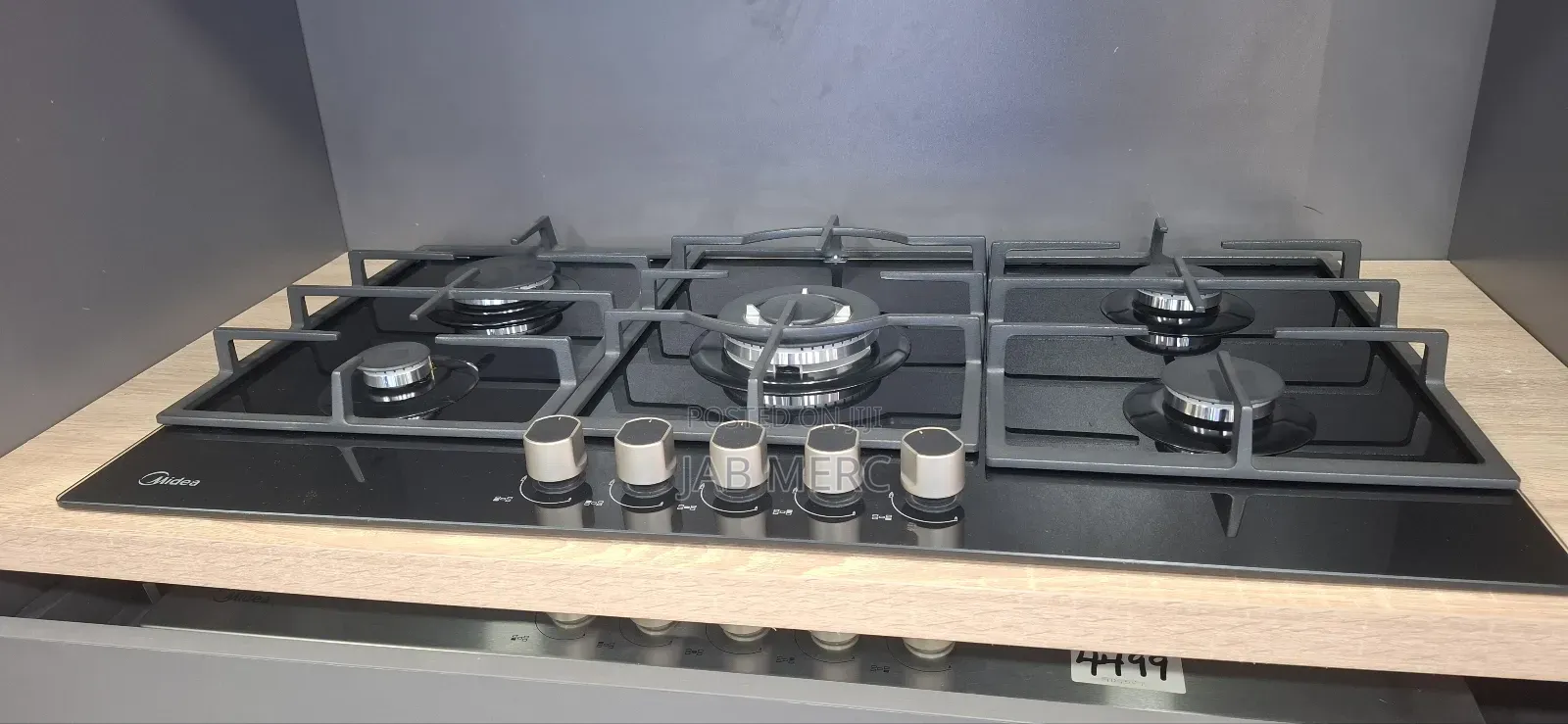 90cm Midea Gas Hob 5 Burner Glass Surface Originalqualitywithwarranty