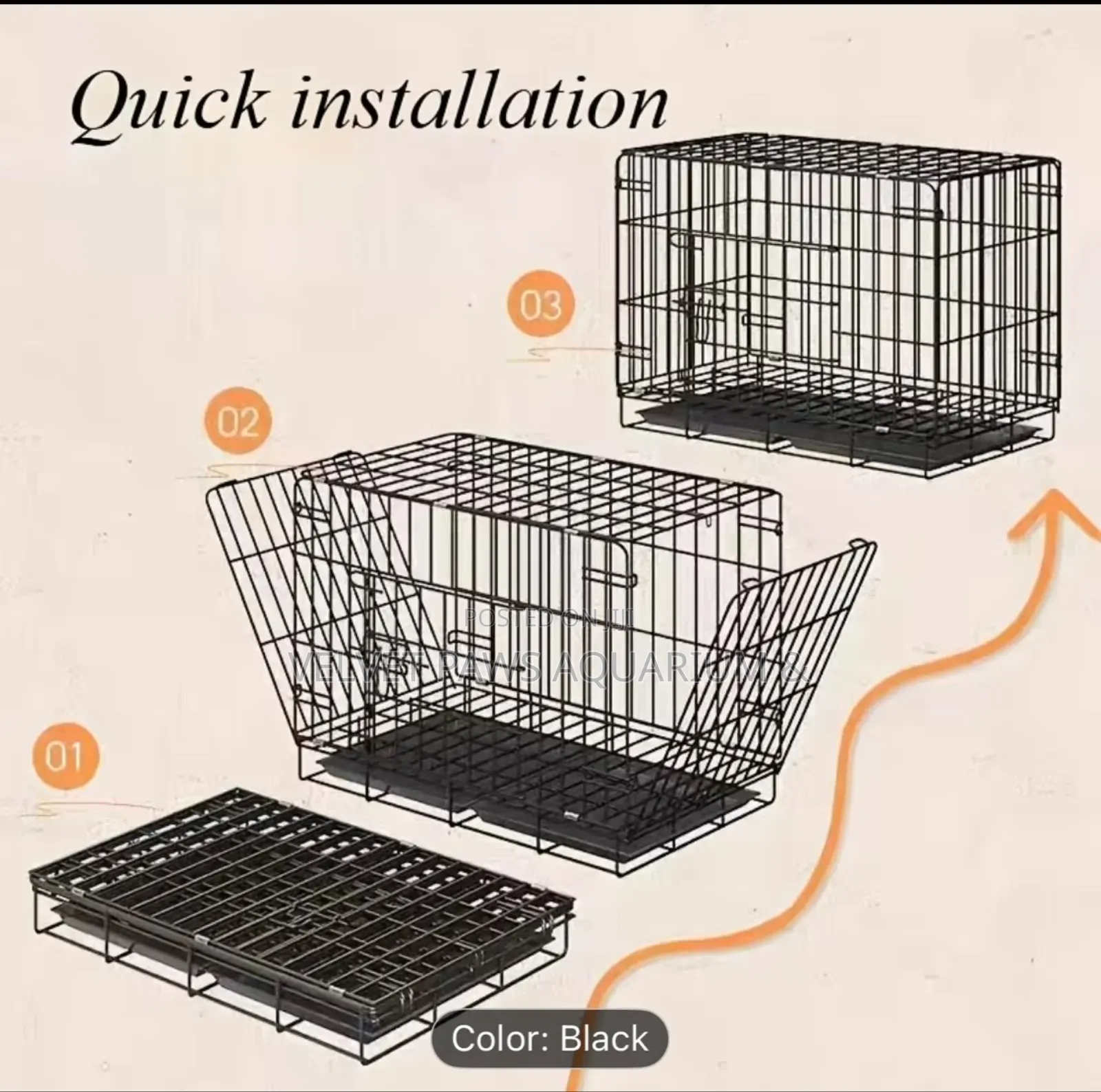 Metallic Black Cage