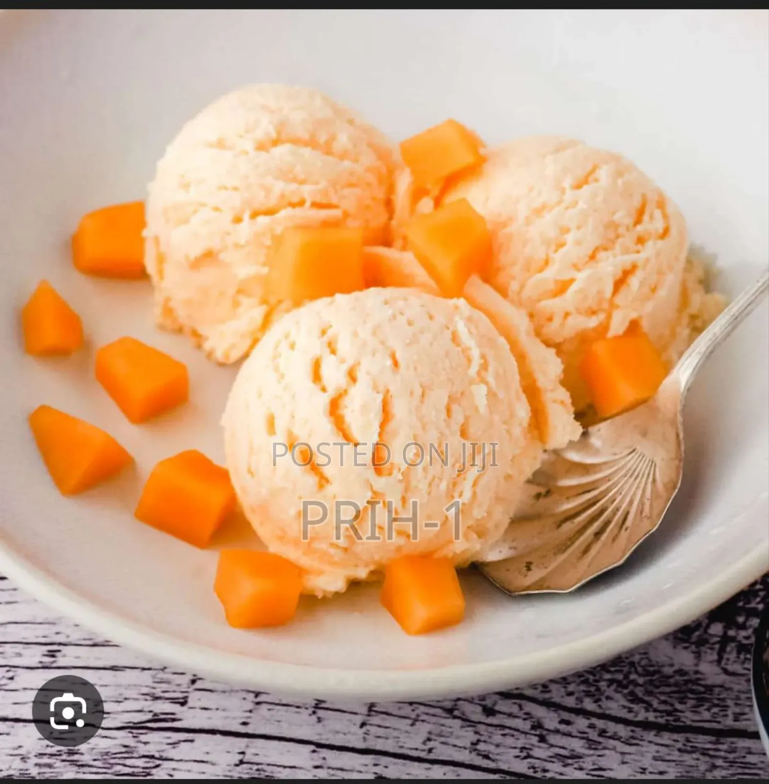 Cantelope Ice Cream Powder