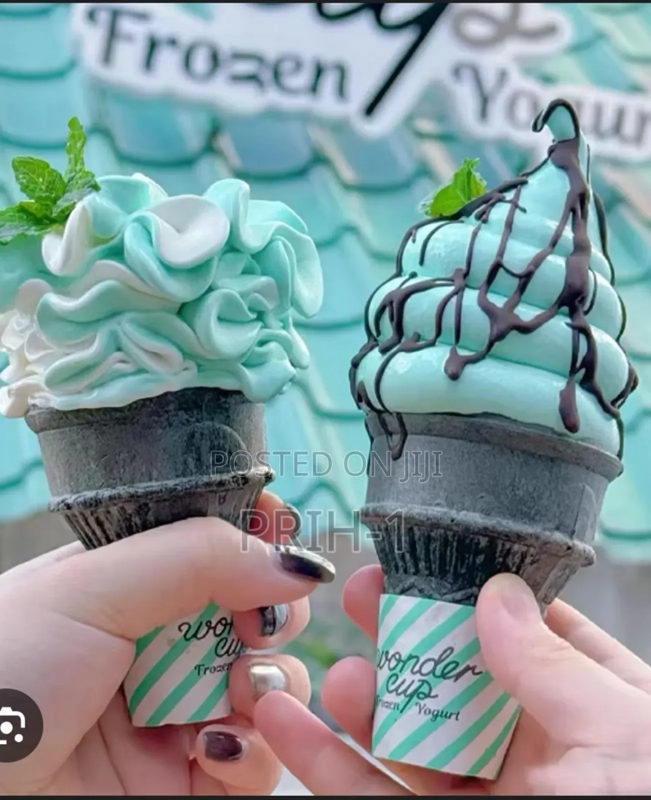 Bamboo Charcoal Black Ice Cream Powder