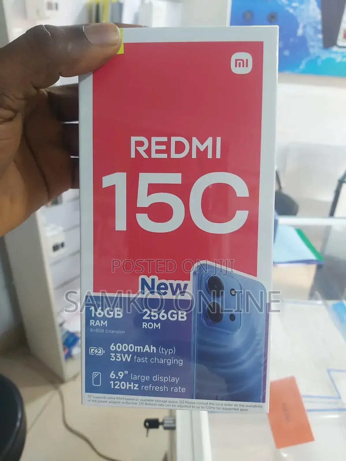 New Xiaomi Redmi 15C 4G 256 GB Black