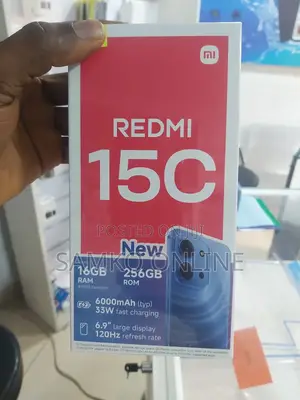 New Xiaomi Redmi 15C 4G 256 GB Black