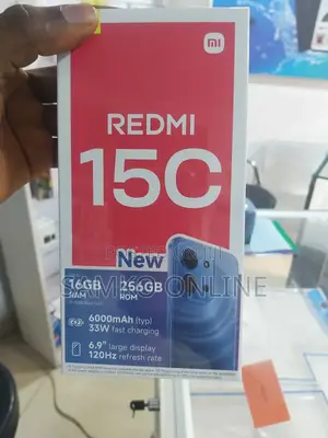 New Xiaomi Redmi 15C 4G 256 GB Black