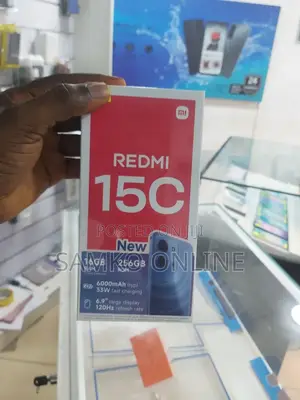 New Xiaomi Redmi 15C 4G 256 GB Black