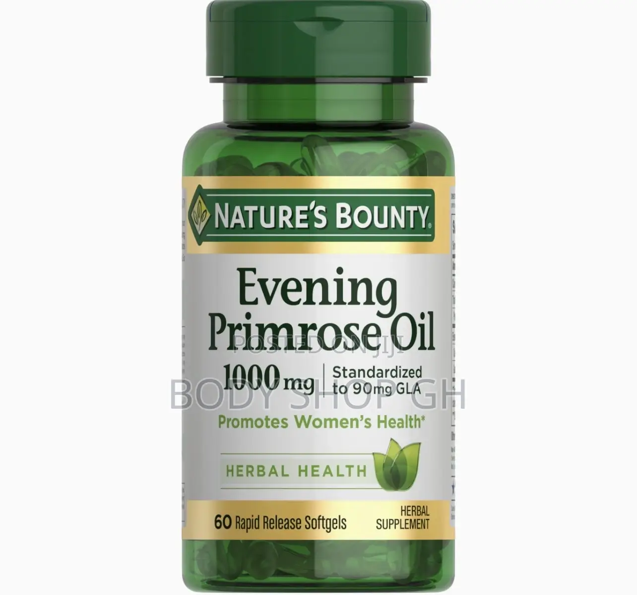 Nature's Bounty Evening Primrose Oil 1000mg -60 Rapid Release Softgels