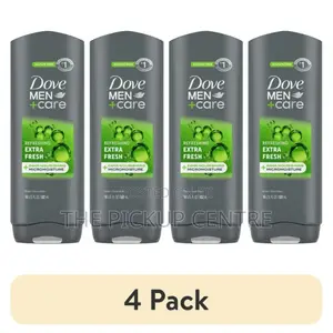4 Pack) Dove Men+Care Body Wash