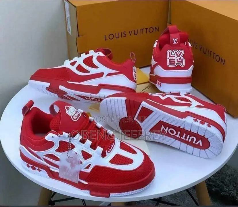 Original Louis Vuitton Lv Skate Red