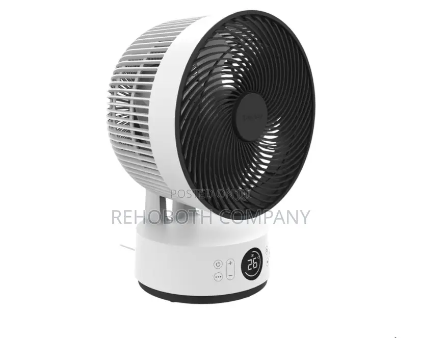 Meacofan Sefte Table Fan - 10” Air Circulator With 12 Speeds