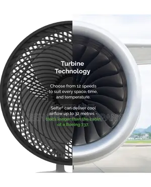 Meacofan Sefte Table Fan - 10” Air Circulator With 12 Speeds