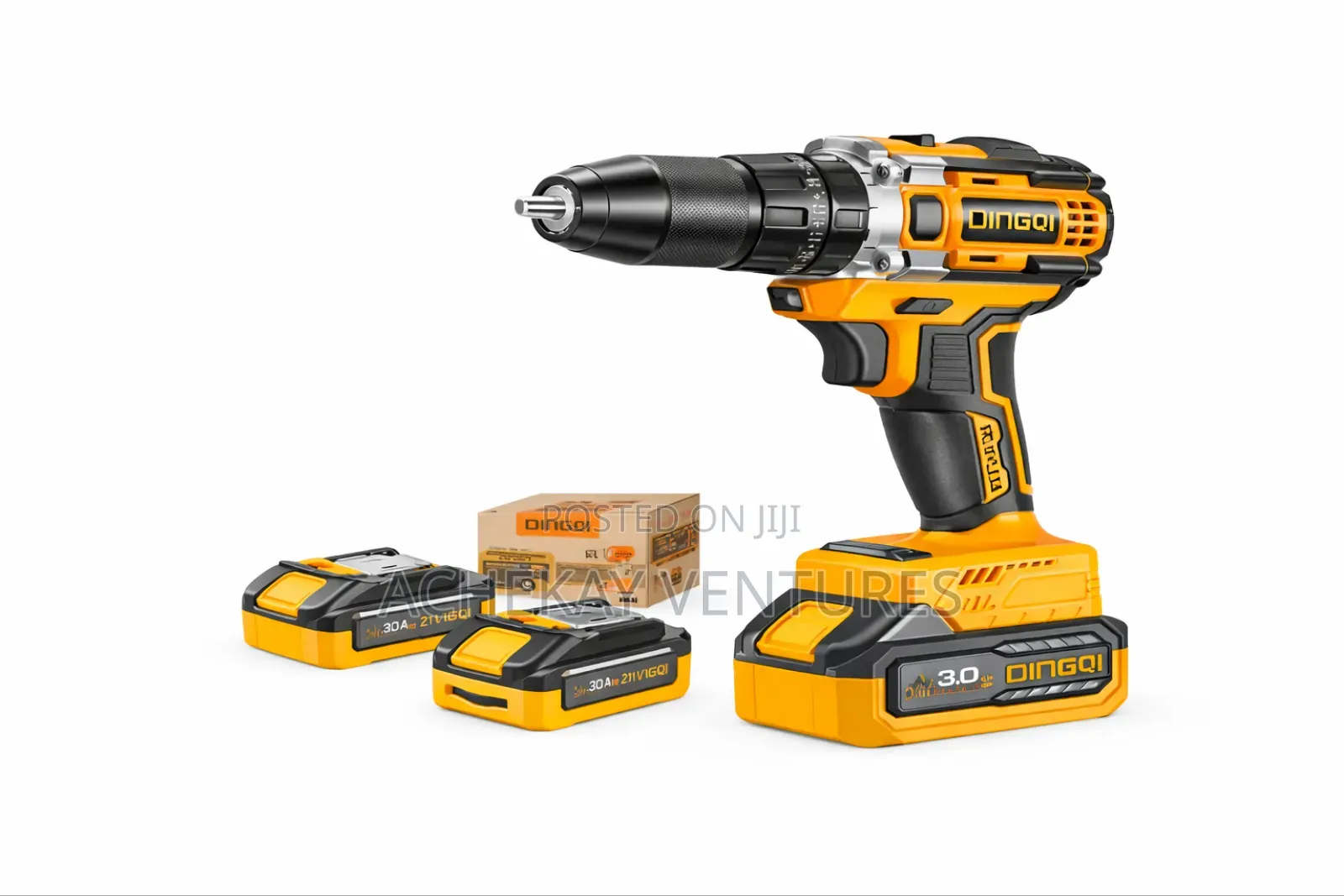 21v Cordless Brushless Impact Drill – Dual Battery
