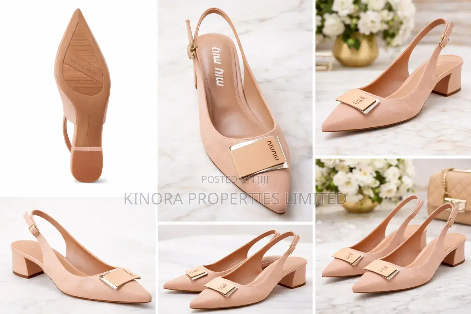 Beautiful Nude/Blush Beige Colour Shoes for Ladies