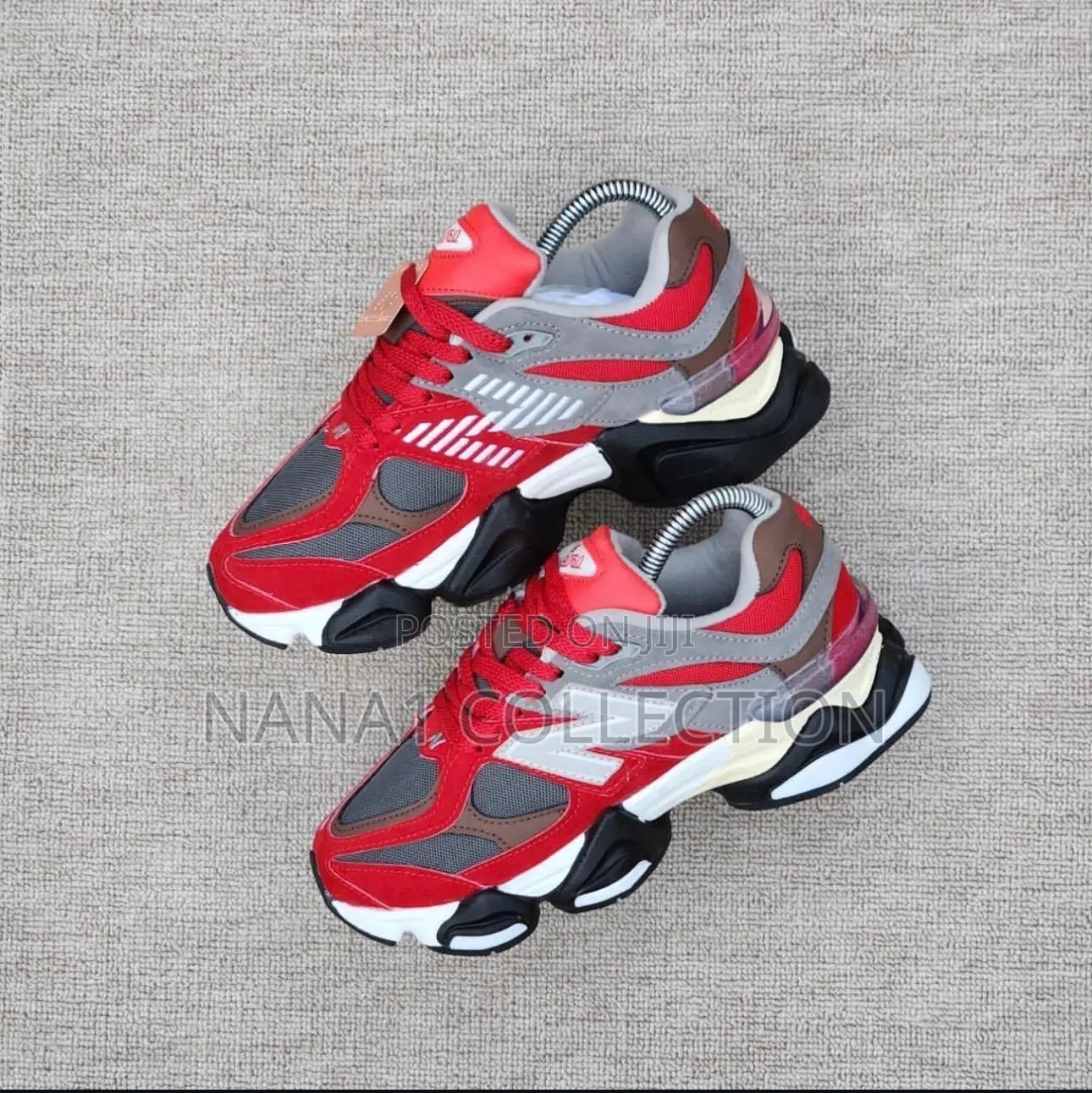 New Balance 9060 “Red/Gray Colorway Sneakers