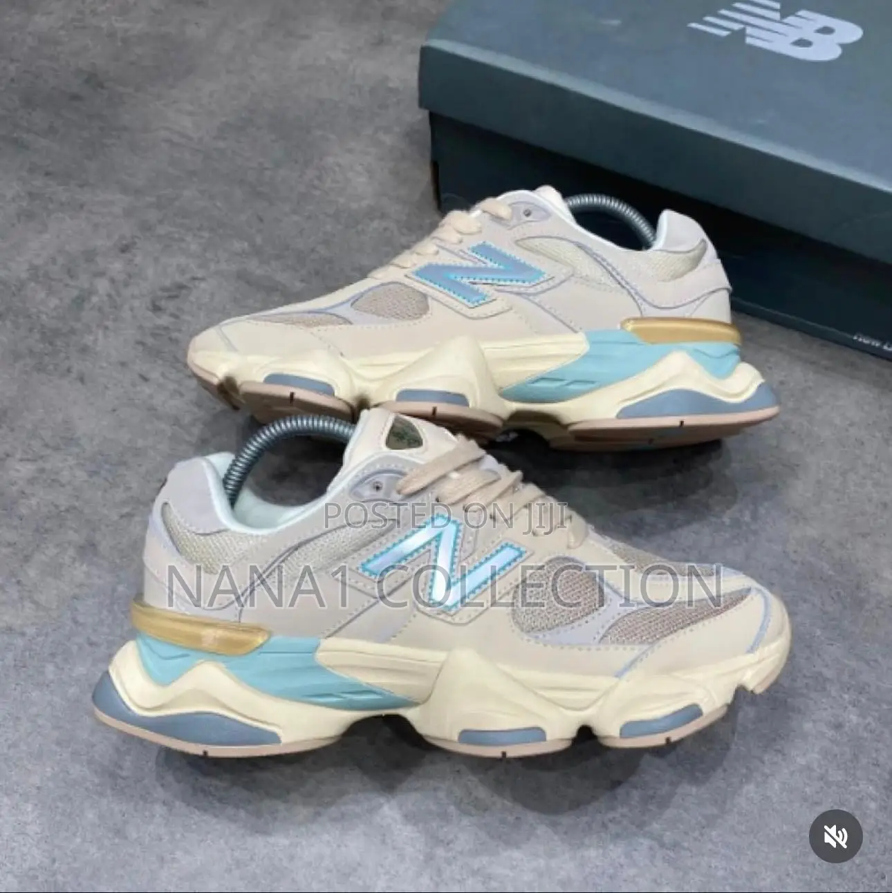 New Balance 9060 Ivory Cream Sneakers