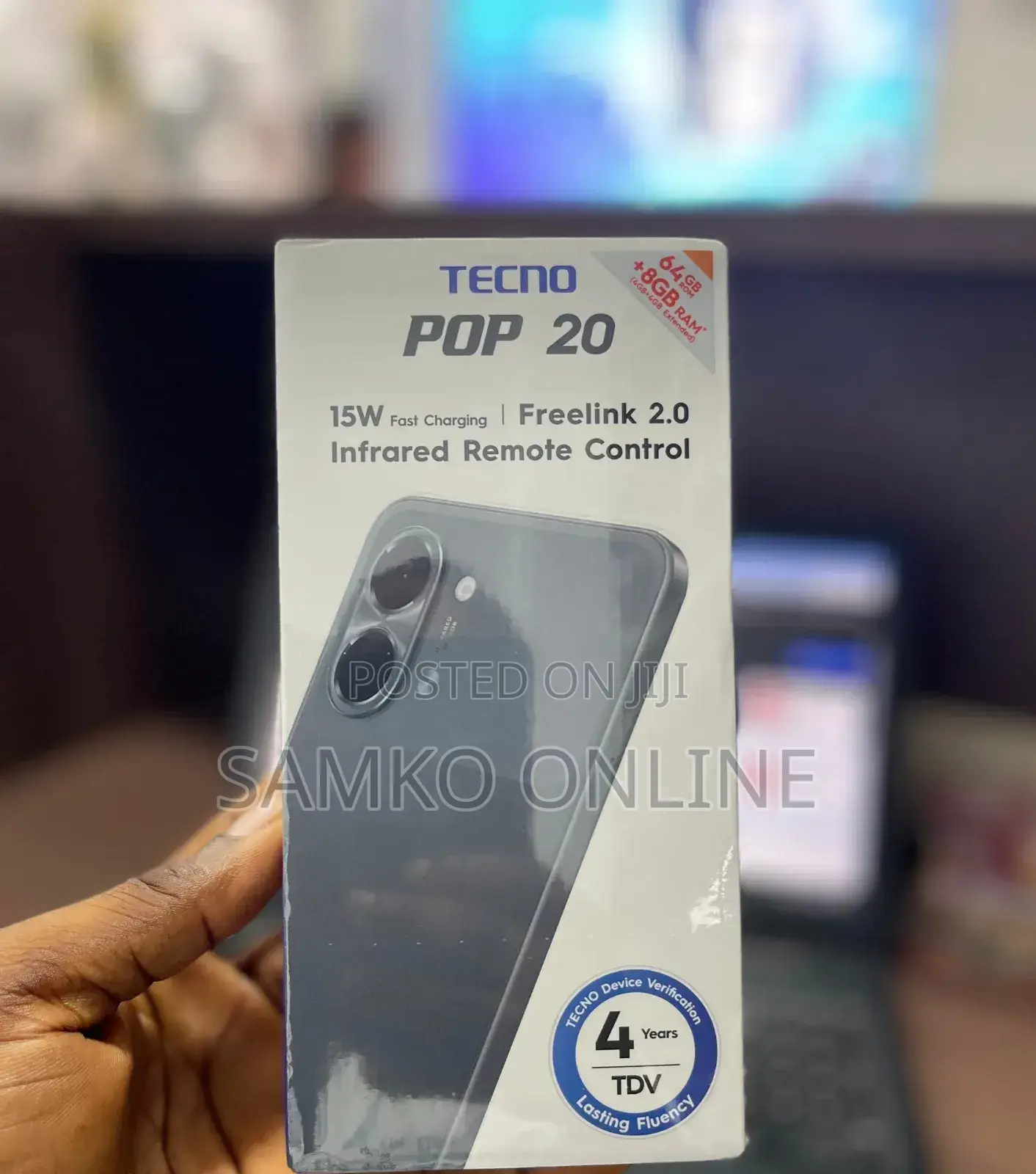 New Tecno Pop 20 64 GB Black