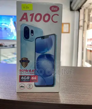 New Itel A100C 64 GB Black