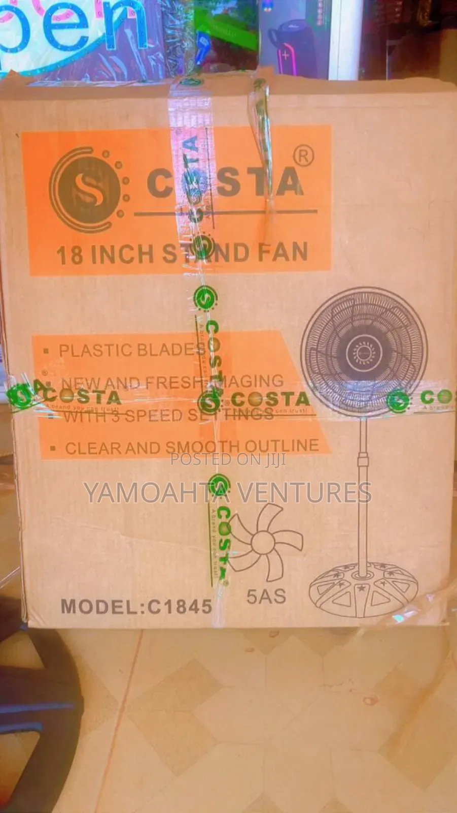Costa 18 Inches Standing Fan
