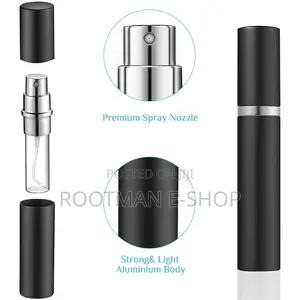 Aluminum Perfume Atomizer 5ml Refillable Perfume Bottling Travel