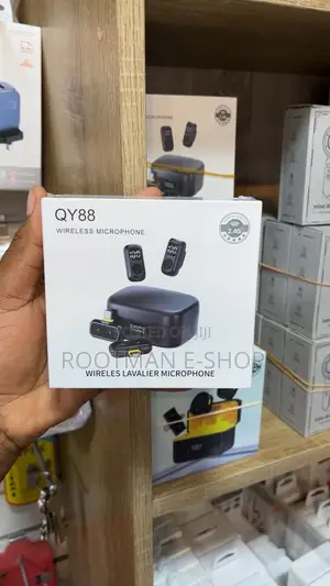 Qy88 Wireless Microphone Noise Cancellation Long Battery Life