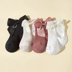4 Pair Baby Girl Floral Socks