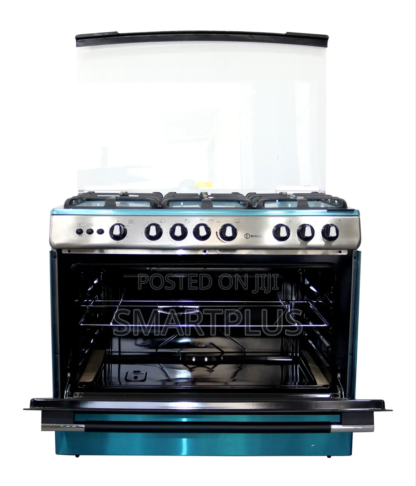 Sigma 90x60 Cm - 5 Burners Gas - Oven - Grill Cooker SGC-M9060ss-G