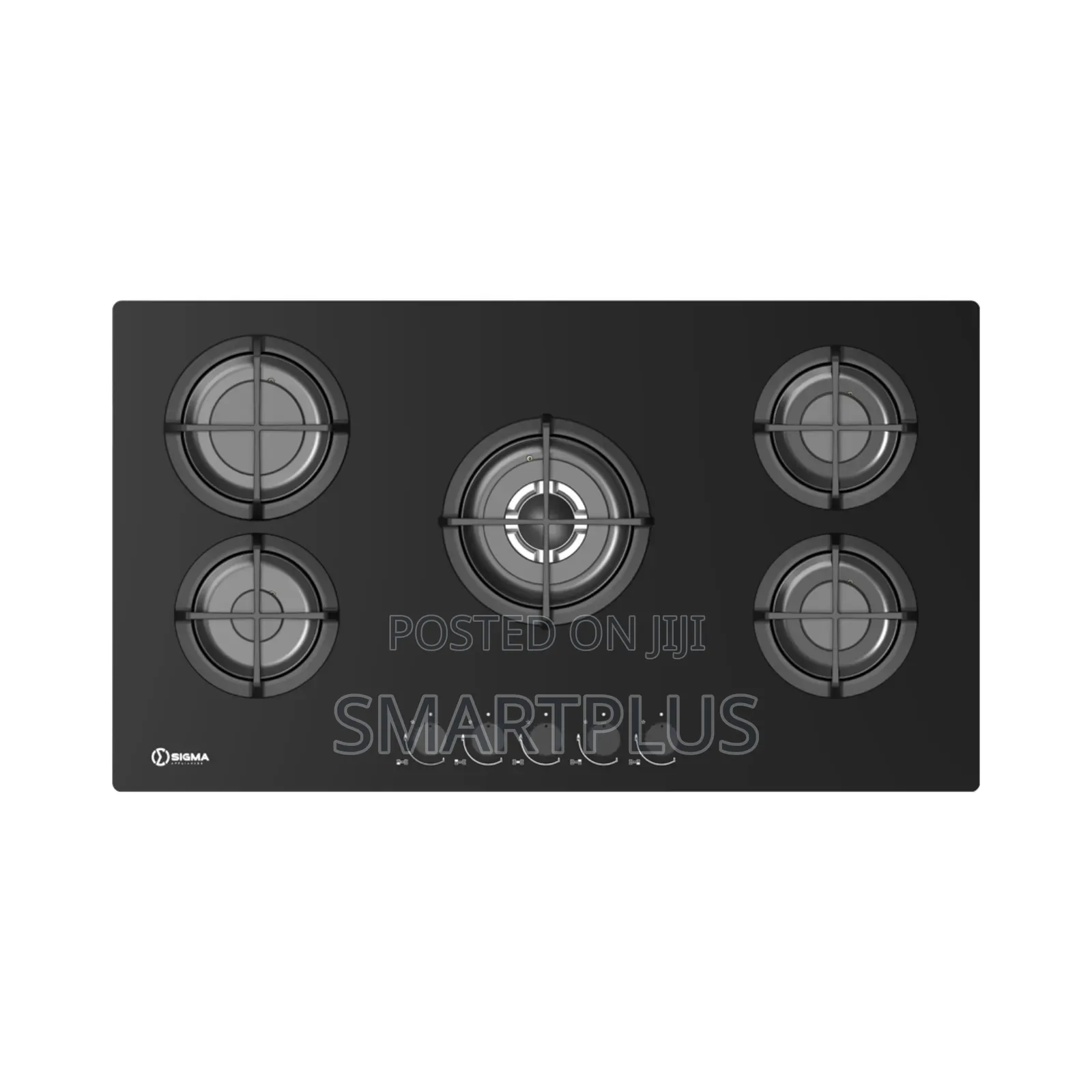Sigma 90x60 Cm - 5 Burners - Auto Ignition - Cast Iron Gas Hob