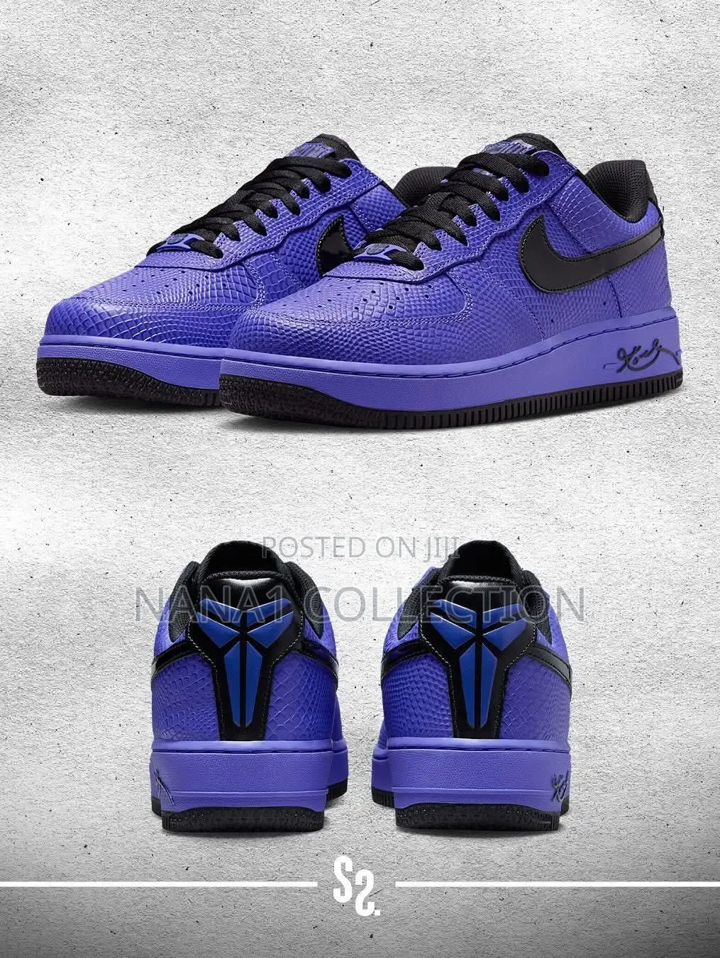 Nike Air Force 1 Low Protro Kobe Bryant X Fc Barcelona “Persian Violet